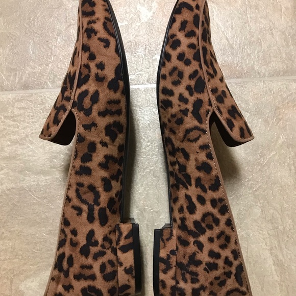Steve Madden Leopard Print Loafers - Picture 2 of 4